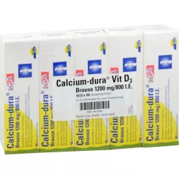CALCIUM DURA Vit D3 brustablett 1200 mg/800 I.U., 50 st