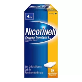 NICOTINELL Tuggummi tropisk frukt 4 mg, 96 st