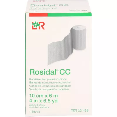 ROSIDAL CC Sammanhängande kompressionsbandage 10 cm x 6 m, 1 st