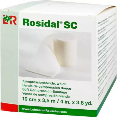 Rosidal SC kompressionsbandage mjuk 10cmx3,5m, 1 st Rosidal SC kompressionsbandage mjuk 10cmx3,5m, 1 st