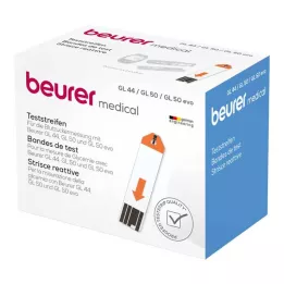 BEURER GL44/GL50 teststickor för blodglukos, 100 st