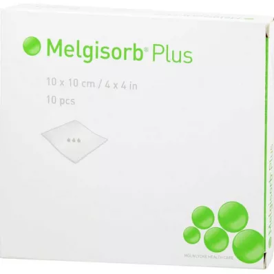 Melgisorb Plus Alginatförband 10x10 cm steril, 10 st Melgisorb Plus Alginatförband 10x10 cm steril, 10 st