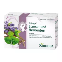 SIDROGA Stress and Nerve Te Filterpåse, 20X2.0 g