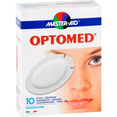 OPTOMED Ögonkompresser sterila självhäftande, 10 st
