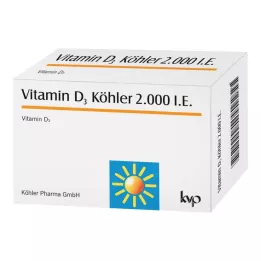 VITAMIN D3 KÖHLER 2 000 I.U. kapslar, 120 st