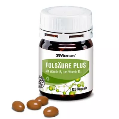 SOVITA CARE Folsyra Plus, 120 kapslar