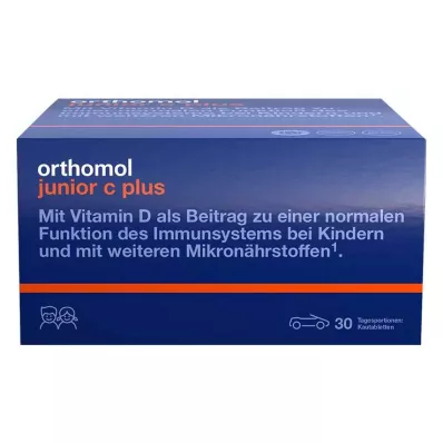 Orthomol Junior C plus tuggtabletter skogsfrukt, 30 st Orthomol Junior C plus tuggtabletter skogsfrukt, 30 st