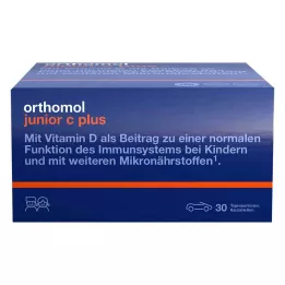 ORTHOMOL Junior C plus tuggtablett tangerin/orange, 30 st