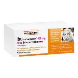 IBU-RATIOPHARM 400 mg akut Schmerztbl.Filmtabl., 50 st
