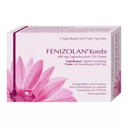 FENIZOLAN Combi 600 mg vaginal ovulum+2% kräm, 1 p
