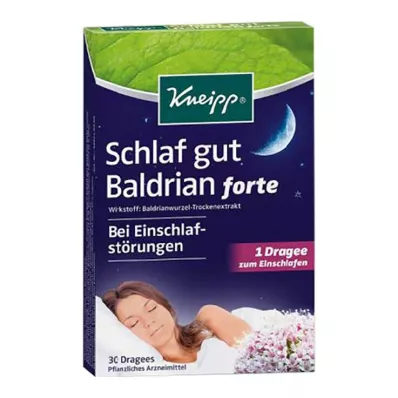 Kneipp Sov gott Valeriana forte dragerade tabletter, 30 st