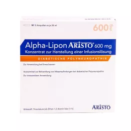 ALPHA LIPON Aristo 600 mg konc. för infusion, 5X24 ml