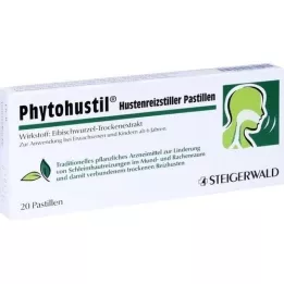 PHYTOHUSTIL Pastiller för lindring av hosta och irritation, 20 st