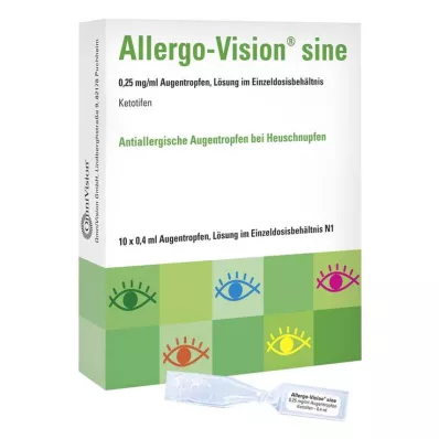 ALLERGO-VISION sinus 0,25 mg/ml AT i engångsdos, 10X0,4 ml