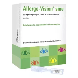 Allergo-Vision® sinus ögondroppar i en endosbehållare, 20X0,4 ml