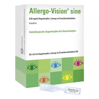 ALLERGO-VISION sinus 0,25 mg/ml AT i engångsdos, 20X0,4 ml