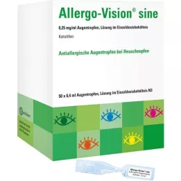ALLERGO-VISION sinus 0,25 mg/ml AT i engångsdos, 50X0,4 ml