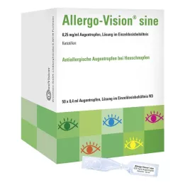Allergo-Vision® sinus ögondroppar i en endosbehållare, 50X0,4 ml