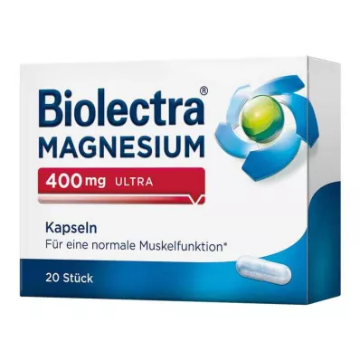 Biolectra Magnesium 400 mg ultrakapslar, 20 st Biolectra Magnesium 400 mg ultrakapslar, 20 st