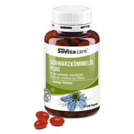SOVITA CARE Svartkumminolja Plus Softgels, 200 kapslar