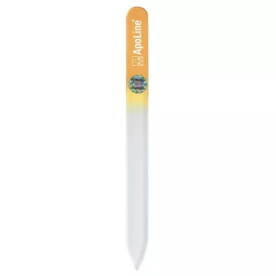 APOLINE Nagelfil glas 14 cm orange, 1 st