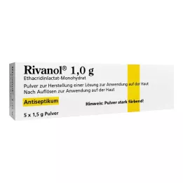 RIVANOL 1,0 g pulver, 5 st