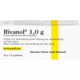 RIVANOL 1,0 g pulver, 10 st