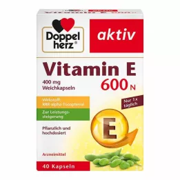 Doppelherz® aktiv vitamin E 600 N mjuka kapslar, 40 st