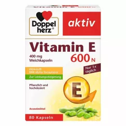 Doppelherz® aktiv vitamin E 600 N mjuka kapslar, 80 st