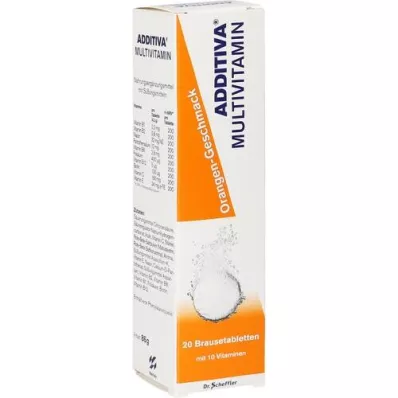 ADDITIVA Multivit.Orange R brustabletter, 20 st