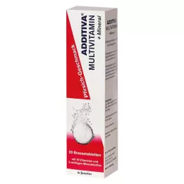 ADDITIVA Multivit. +Mineral Peach R Brustablett, 20 st