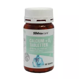 SOVITA CARE Kalcium+D3-tabletter, 100 st