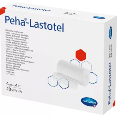 PEHA-LASTOTEL Fixeringsbandage 4 cmx4 m, 20 st