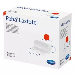 PEHA-LASTOTEL Fixeringsbandage 8 cmx4 m, 20 st