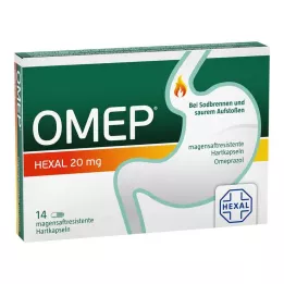 OMEP HEXAL 20 mg enterokapslade hårda kapslar, 14 st