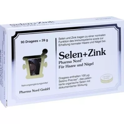 SELEN+ZINK Pharma Nord dragerade tabletter, 90 st