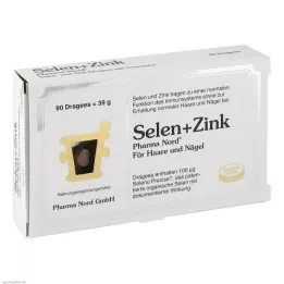 SELEN+ZINK Pharma Nord dragerade tabletter, 90 st