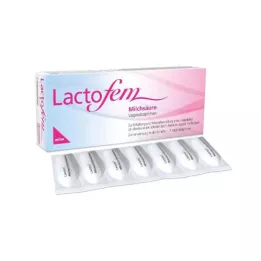 LACTOFEM Vaginala suppositorier med mjölksyra, 7 st
