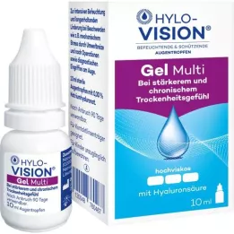 HYLO-VISION Gel multi ögondroppar, 10 ml