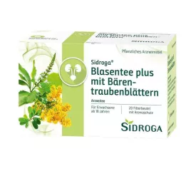 SIDROGA Bladder tea plus med björnbärsblad, 20X2.0 g