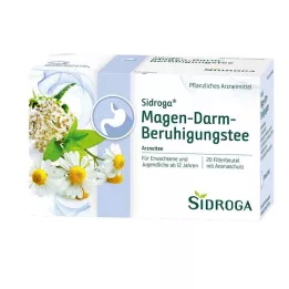 SIDROGA Filterpåse för lugnande te för mage och tarm, 20X2.0 g