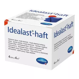 IDEALAST-självhäftande färgbandage 4 cmx4 m blå, 1 st