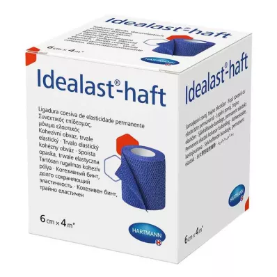 Idealast-skaft färgbandage 6 cm x 4 m blått, 1 st Idealast-skaft färgbandage 6 cm x 4 m blått, 1 st