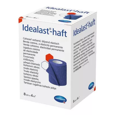 Idealast-skaft färgbandage 8 cm x 4 m blått, 1 st Idealast-skaft färgbandage 8 cm x 4 m blått, 1 st