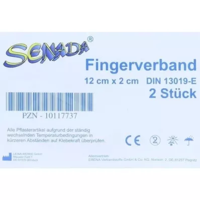 SENADA Fingerbandage 2x12 cm, 2 st