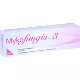 MYKOFUNGIN 3 vaginaltabletter 200 mg, 3 st