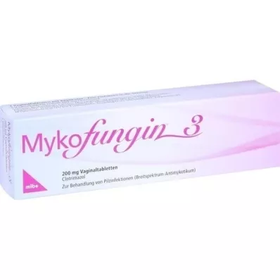 MYKOFUNGIN 3 vaginaltabletter 200 mg, 3 st