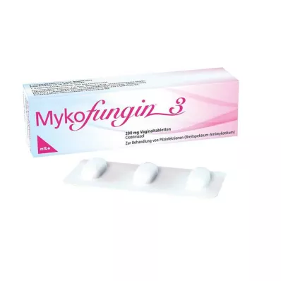 MYKOFUNGIN 3 vaginaltabletter 200 mg, 3 st