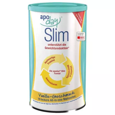Apoday Vanilla Slim pulverburk, 450 g Apoday Vanilla Slim pulverburk, 450 g