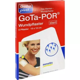 GOTA-POR Sårplåster sterilt 100x150 mm, 5 st